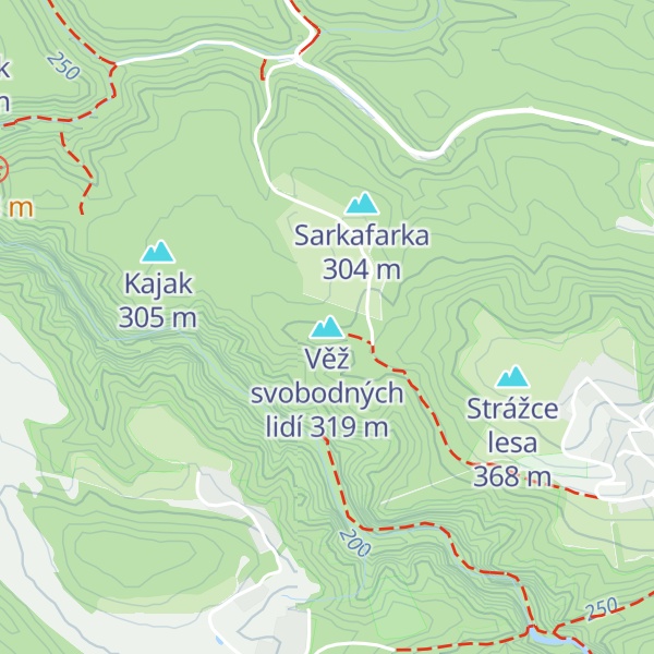Map of Věž svobodných lidí
