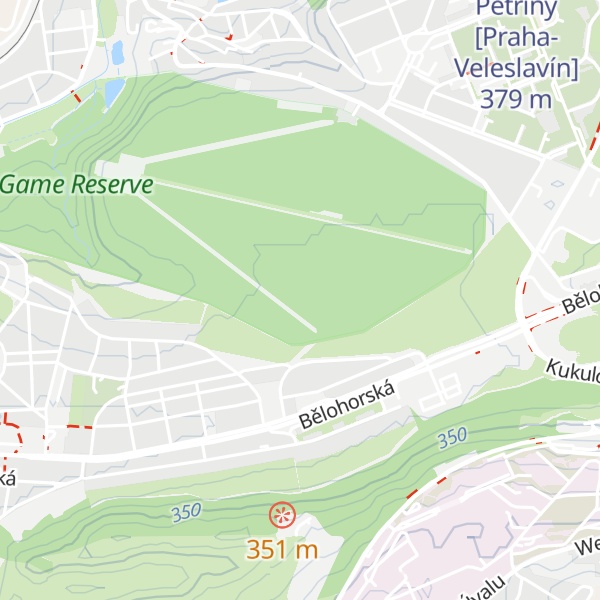 Map of Obora Hvězda S [Praha-Břevnov]