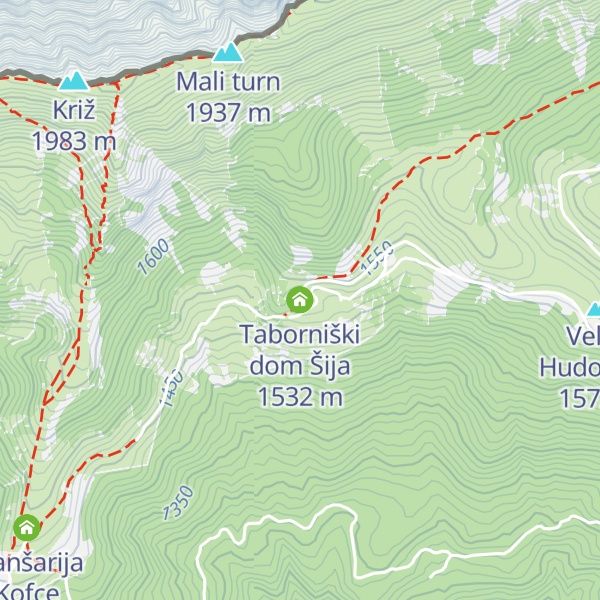 Map of Taborniški dom Šija