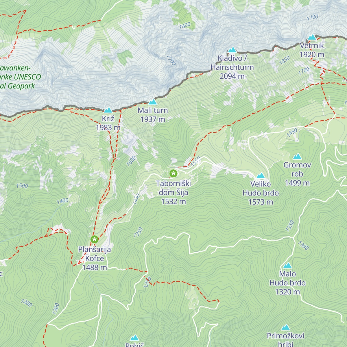 Taborniški dom Šija map