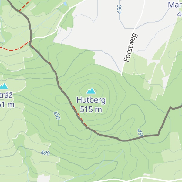 Map of Hutberg