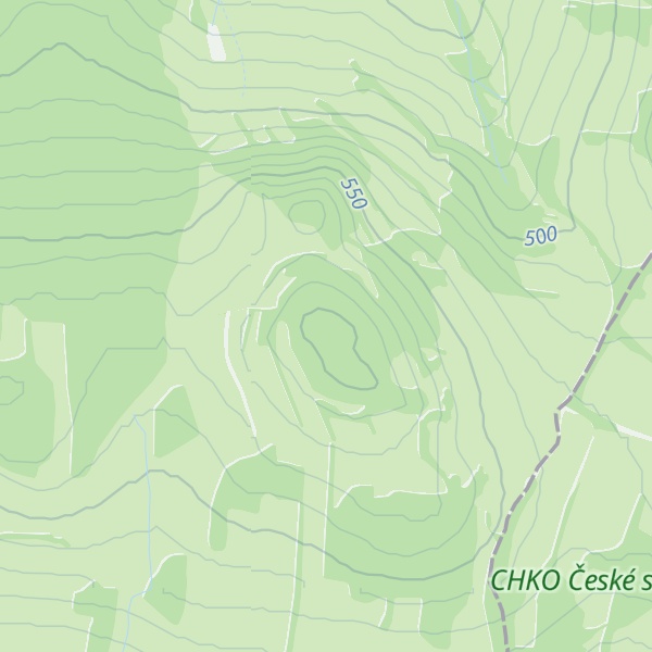 Map of Loučný