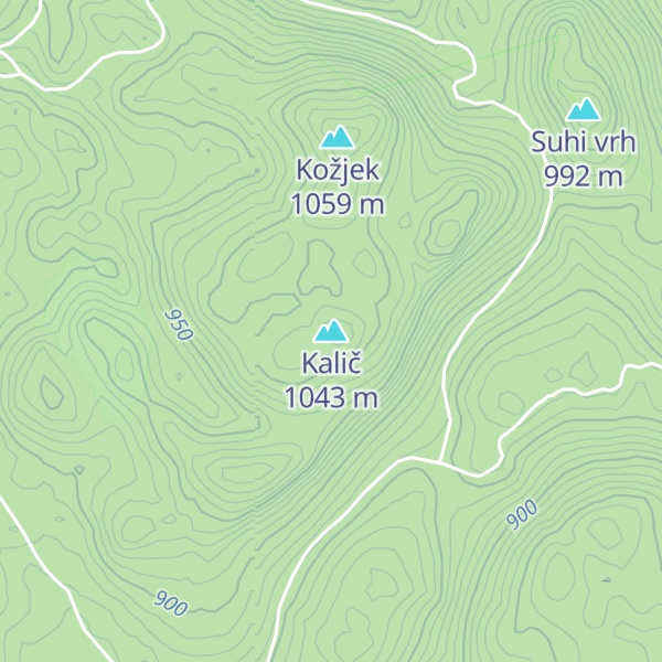 Map of Kalič