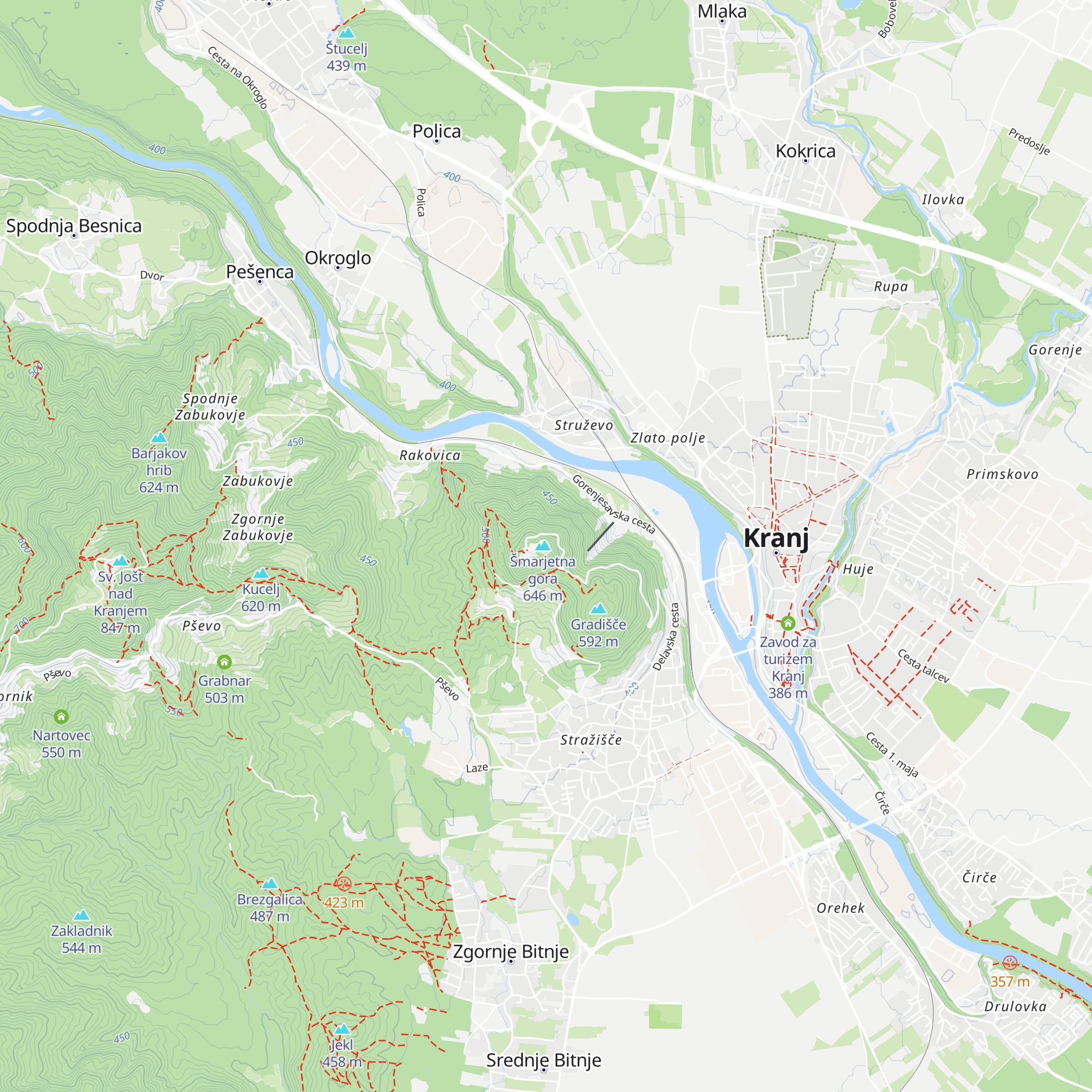 Bellevue map