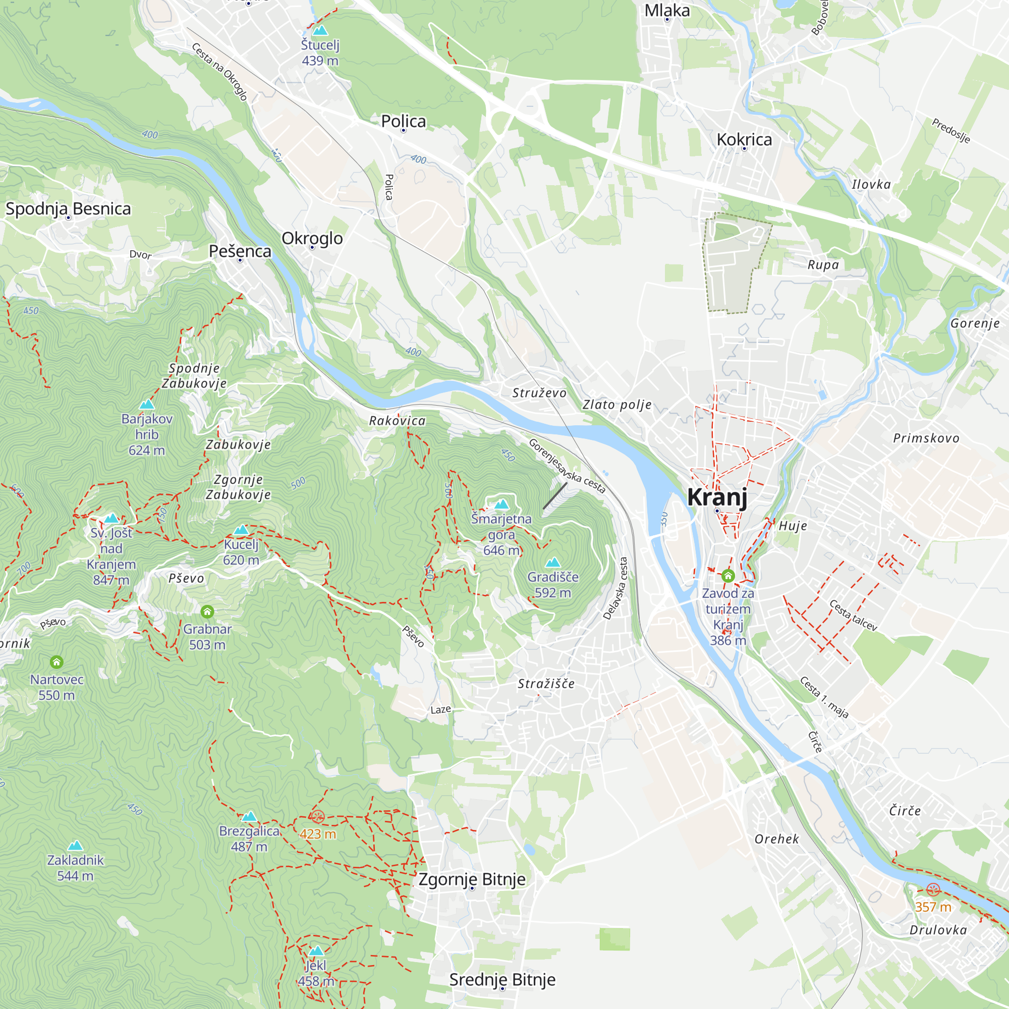 Bellevue map