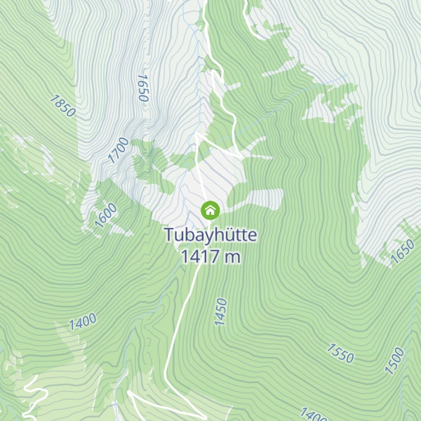 Map of Tubayhütte