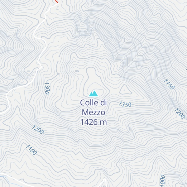 Map of Colle di Mezzo
