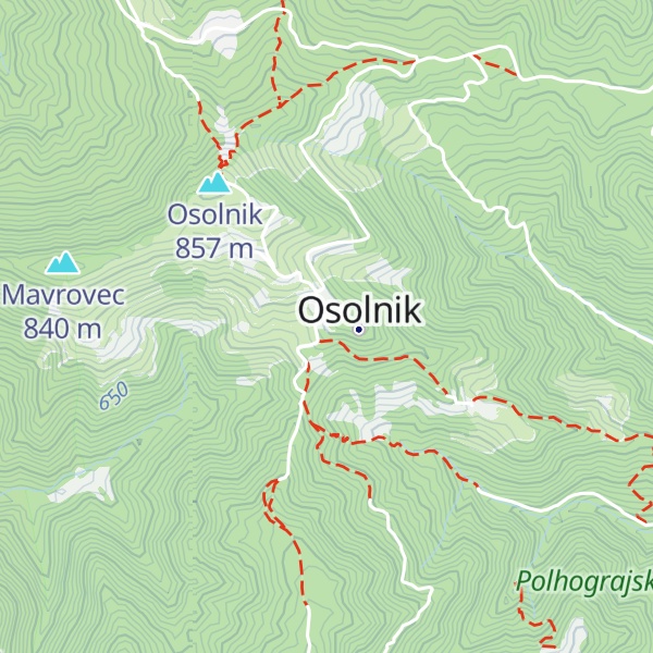 Map of Brunarica Osolnik