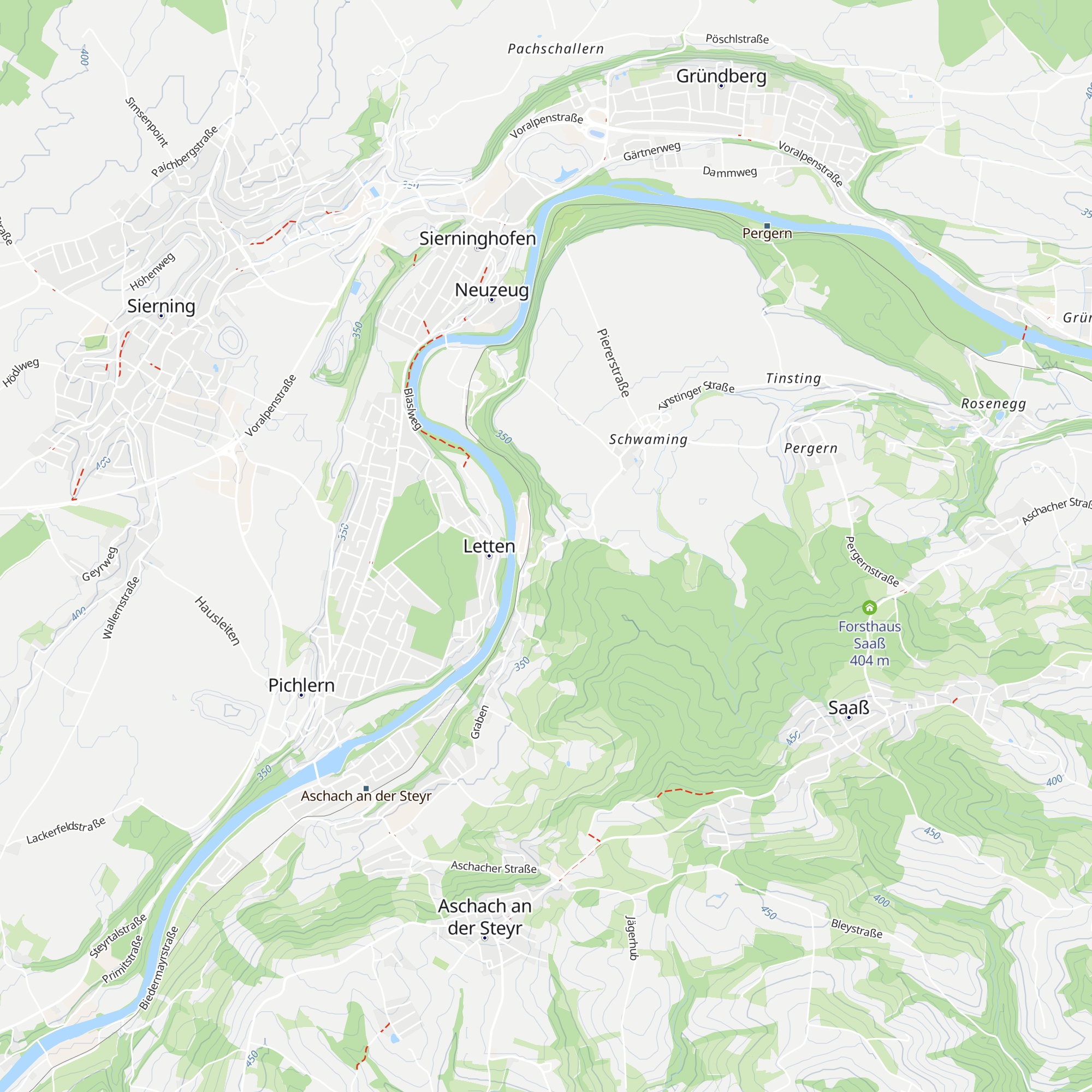 Gasthaus Alm map