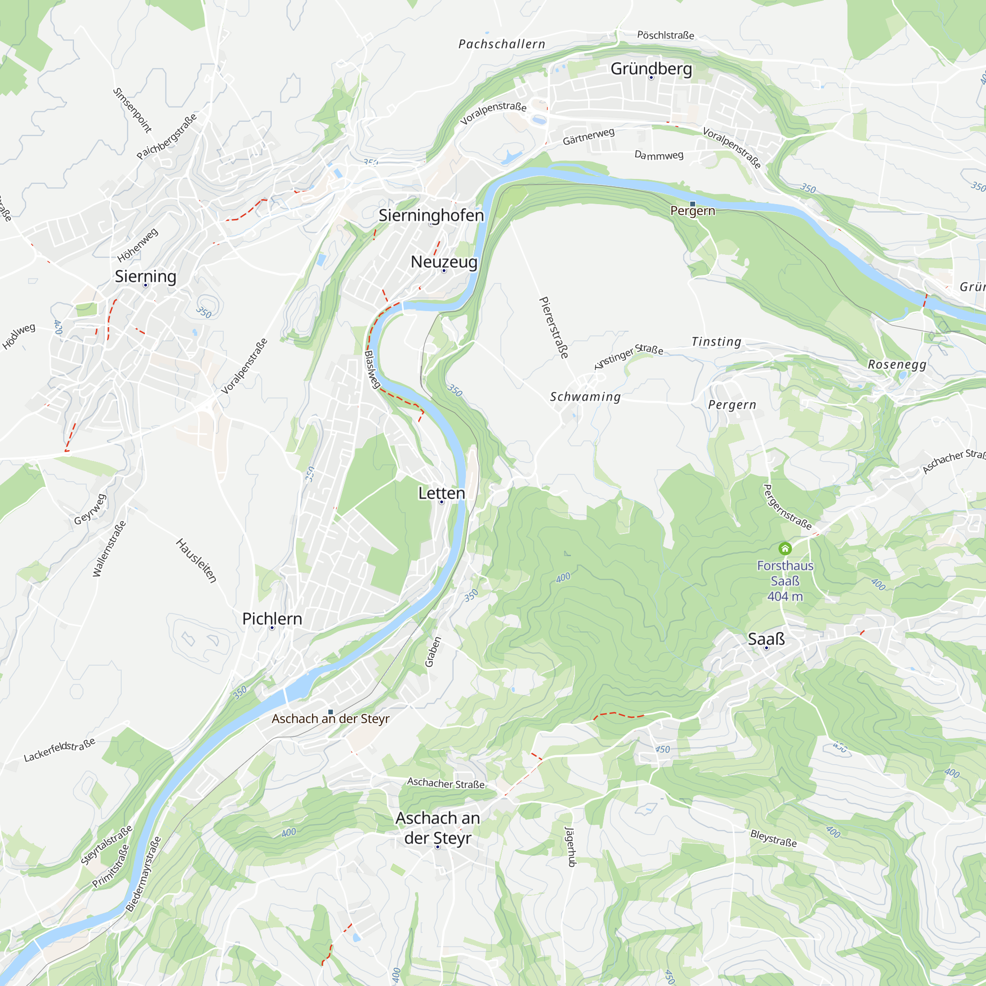 Gasthaus Alm map