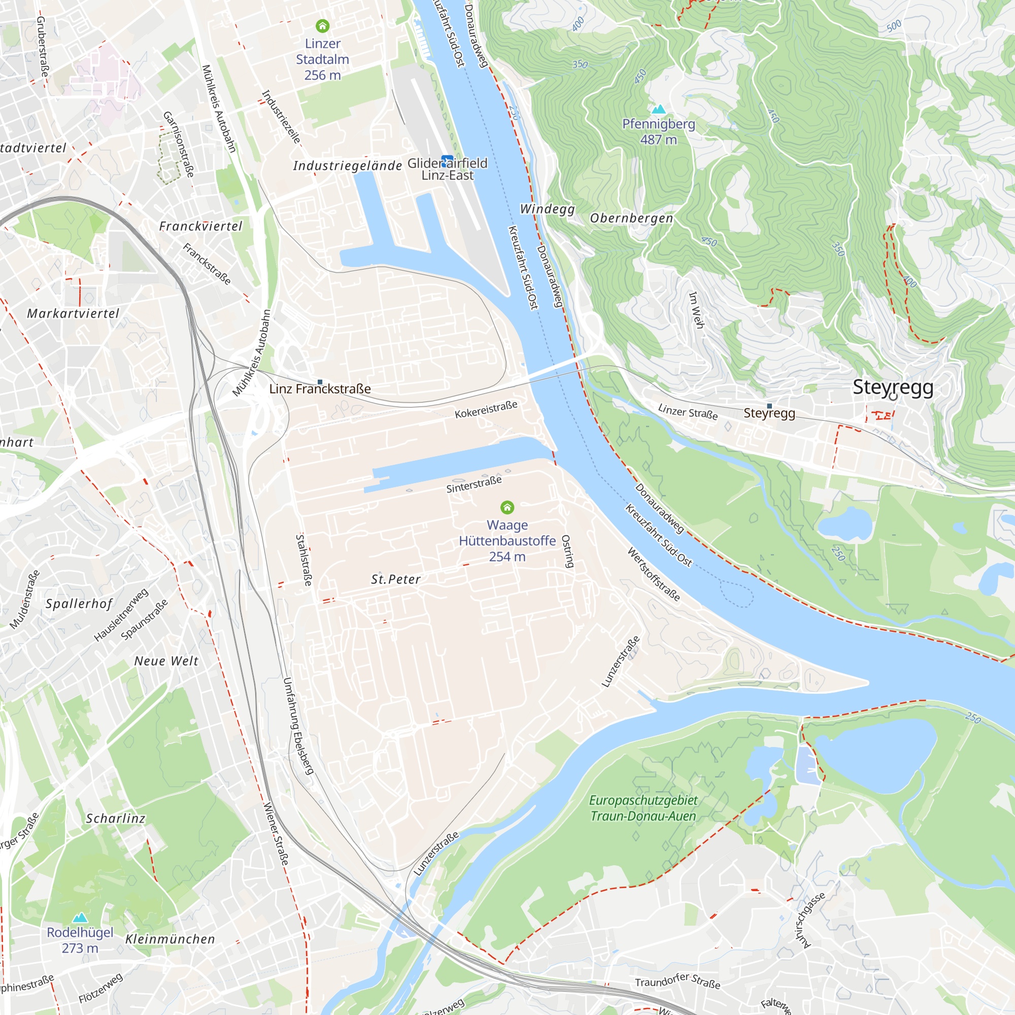 Waage Hüttenbaustoffe map