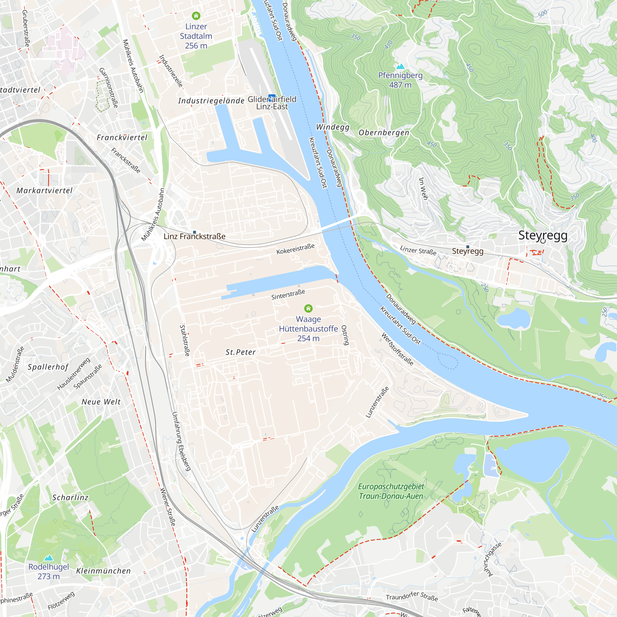 Waage Hüttenbaustoffe map