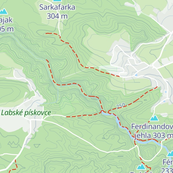 Map of Opozdilec