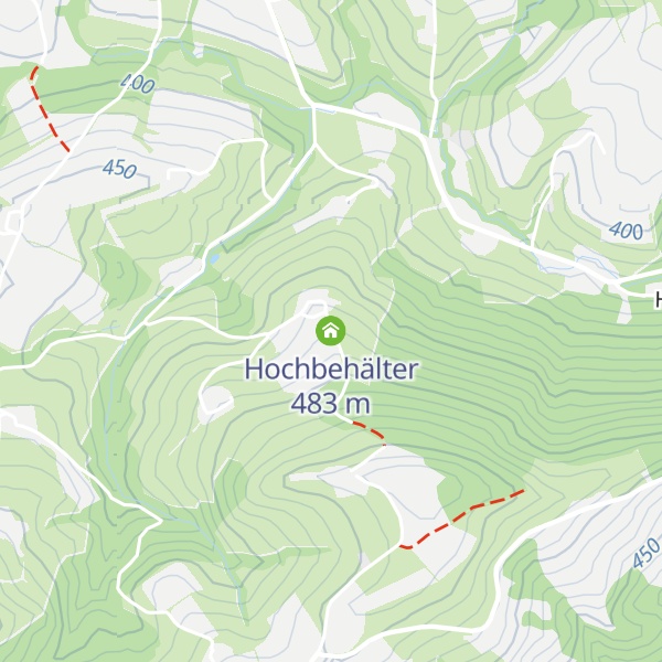 Map of Hochbehälter