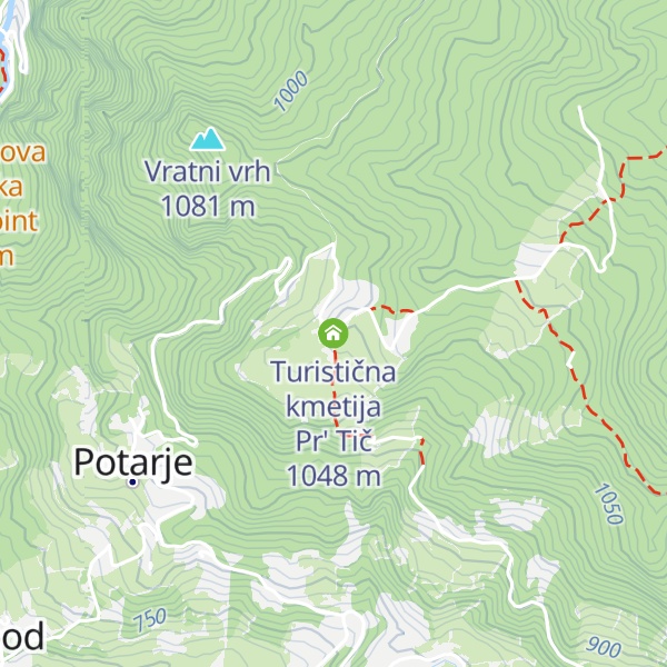 Map of Turistična kmetija Pr' Tič