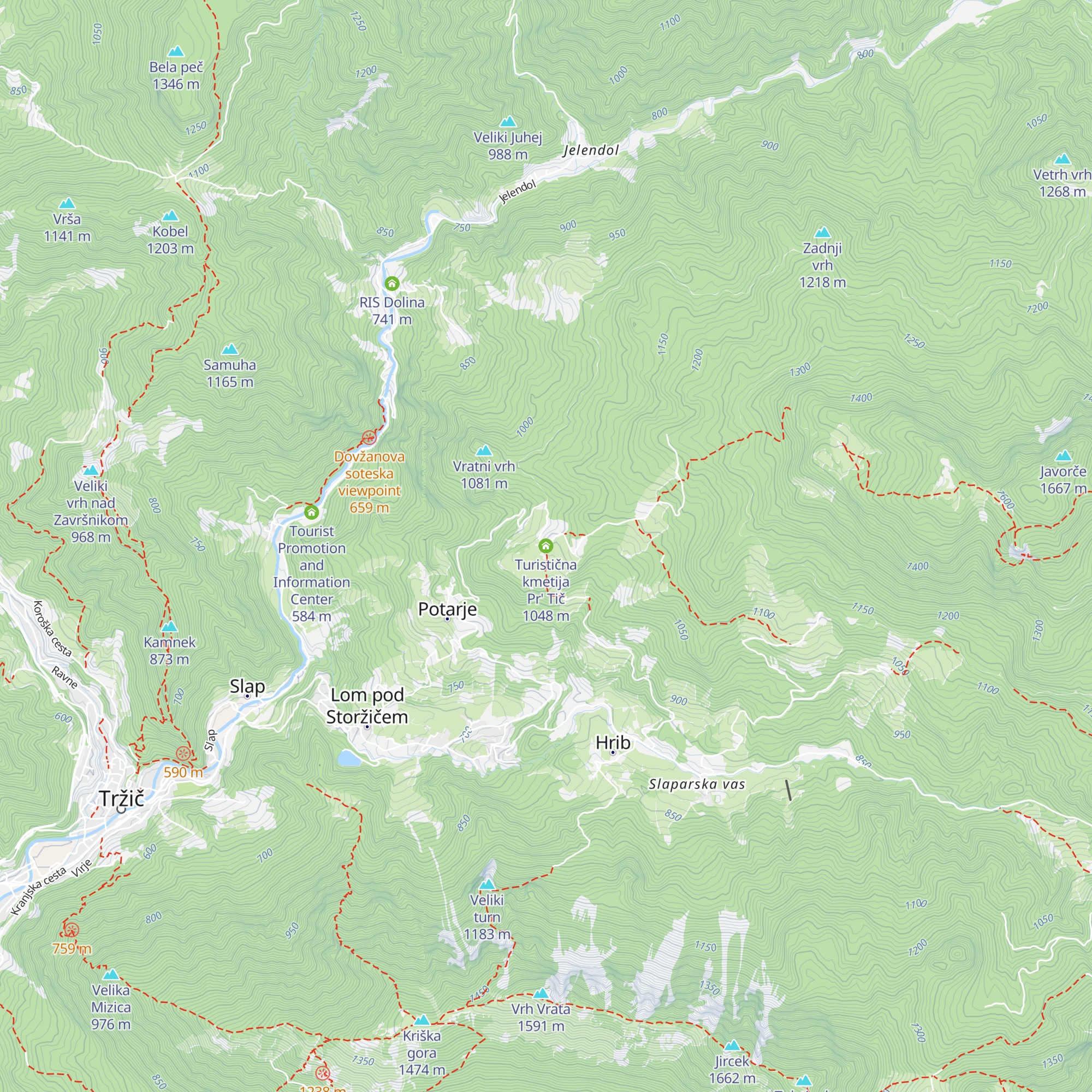Turistična kmetija Pr' Tič map