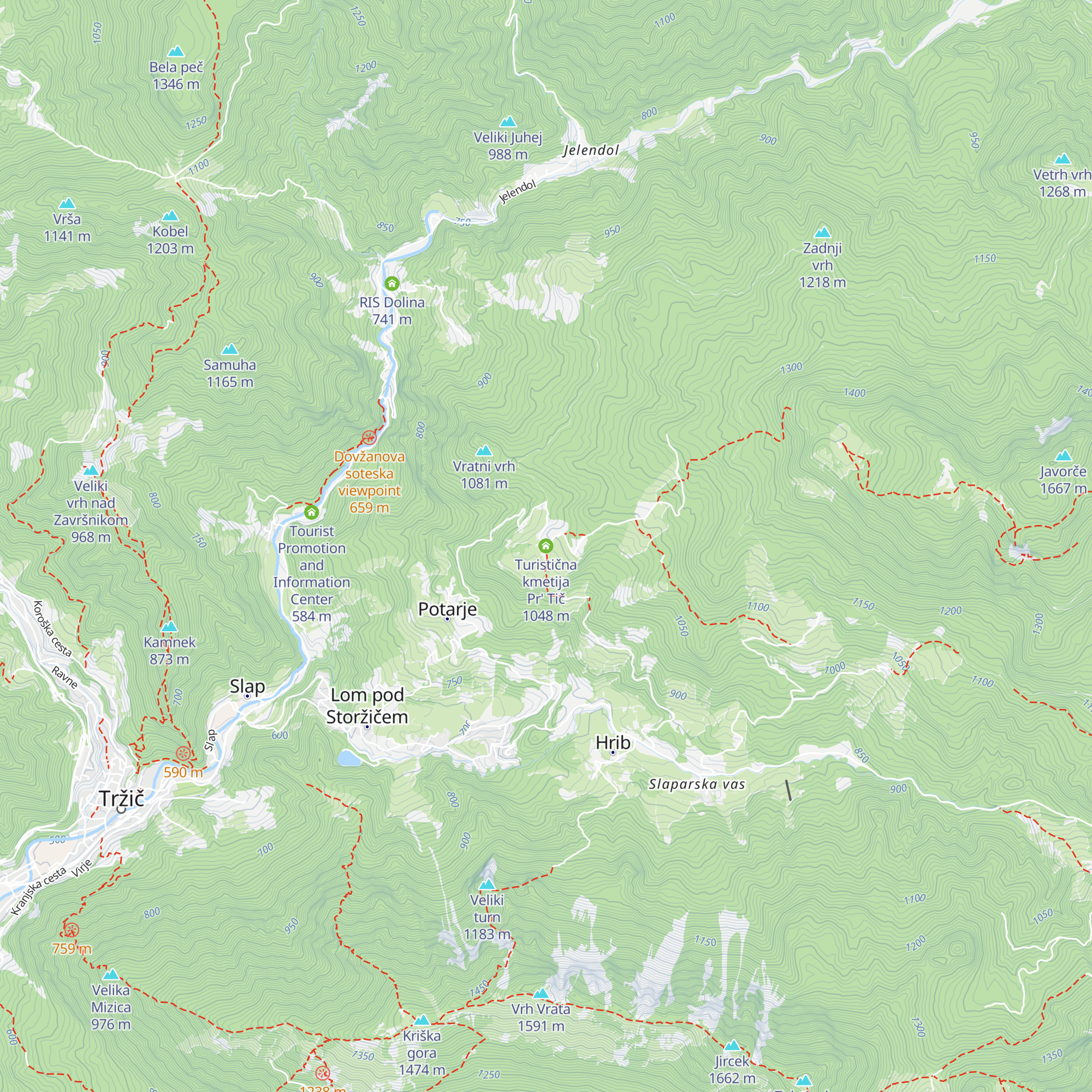 Turistična kmetija Pr' Tič map