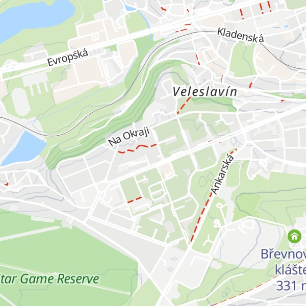 Map of Petřiny [Praha-Veleslavín]