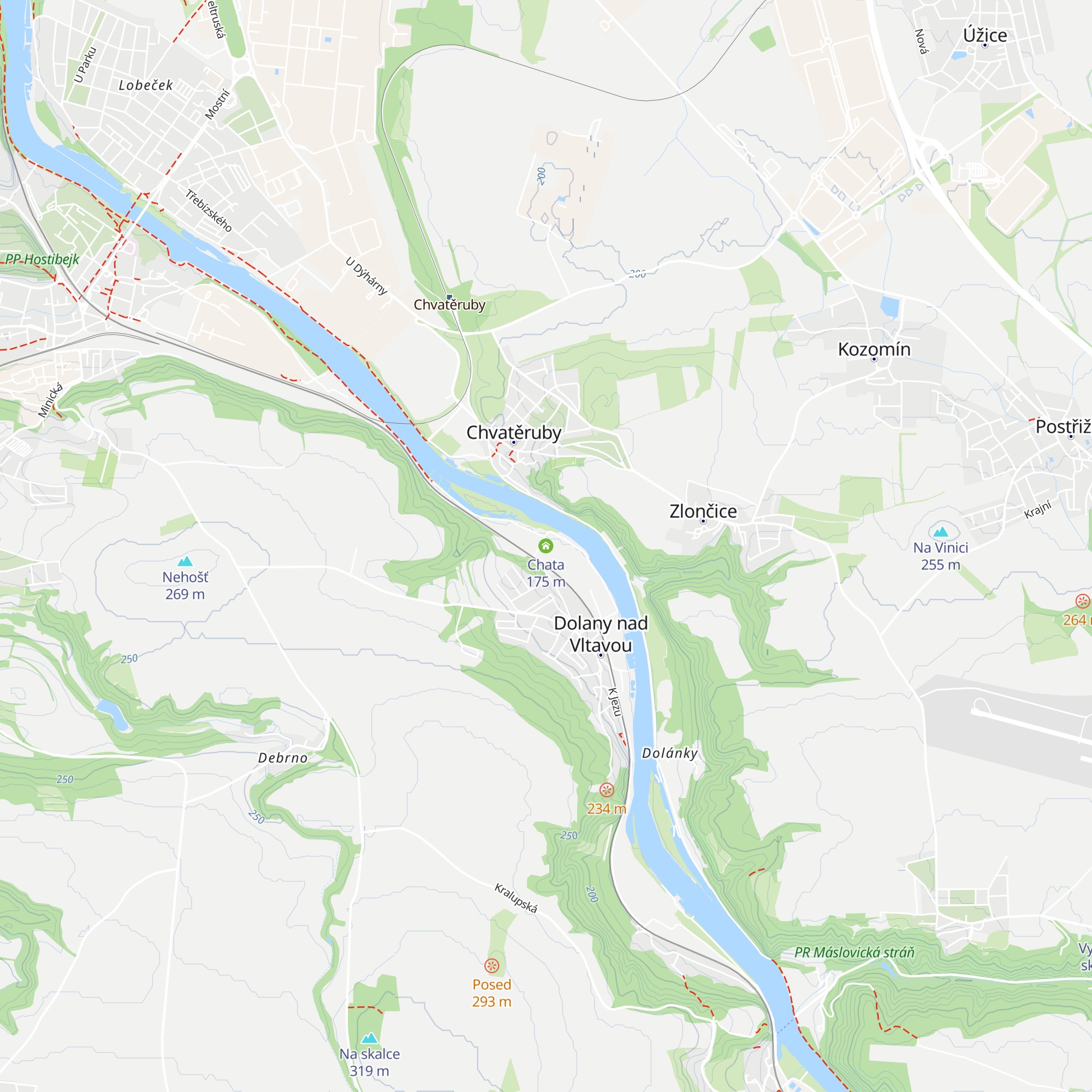 Chata map