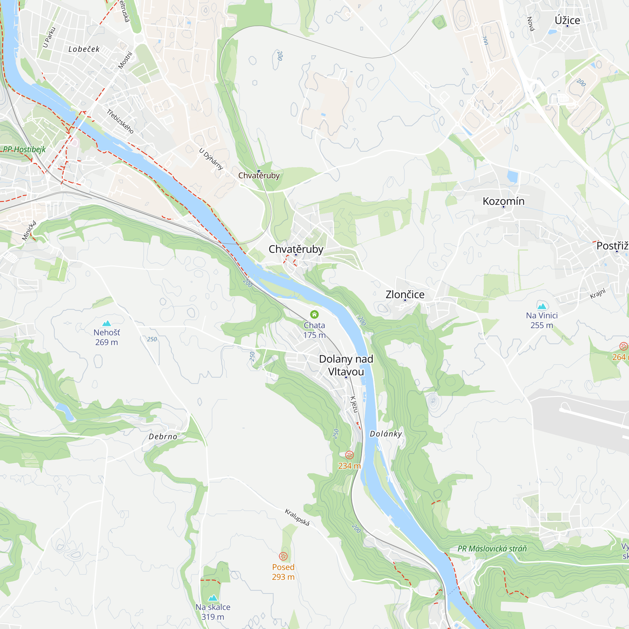 Chata map