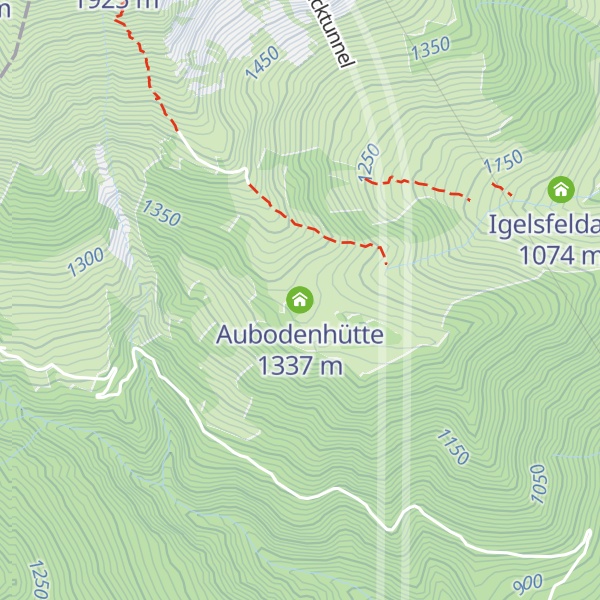 Map of Aubodenhütte
