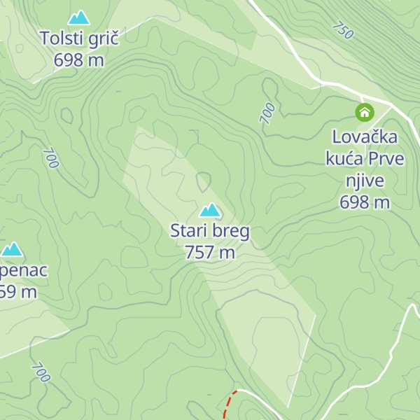 Map of Stari breg