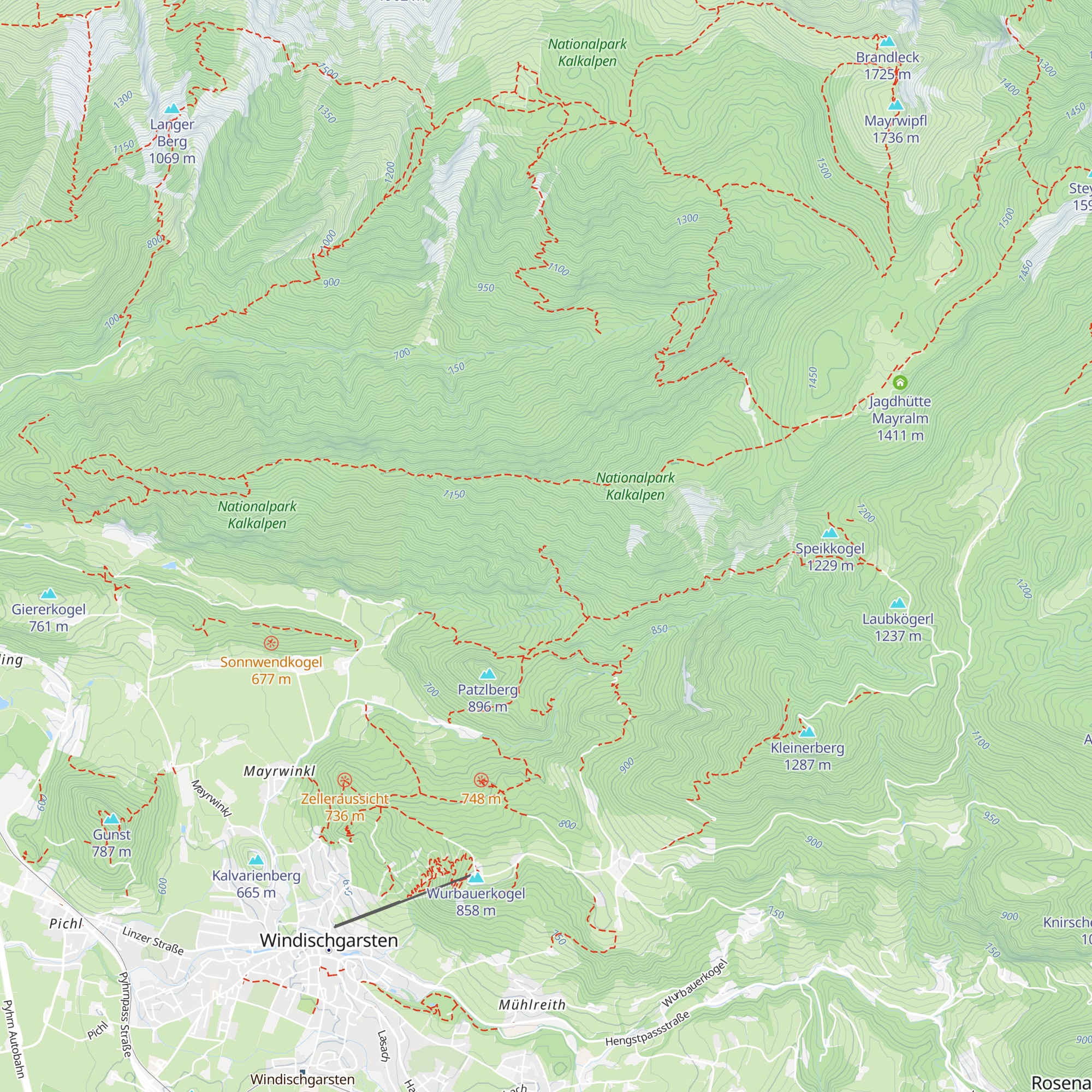 Schürhütte map