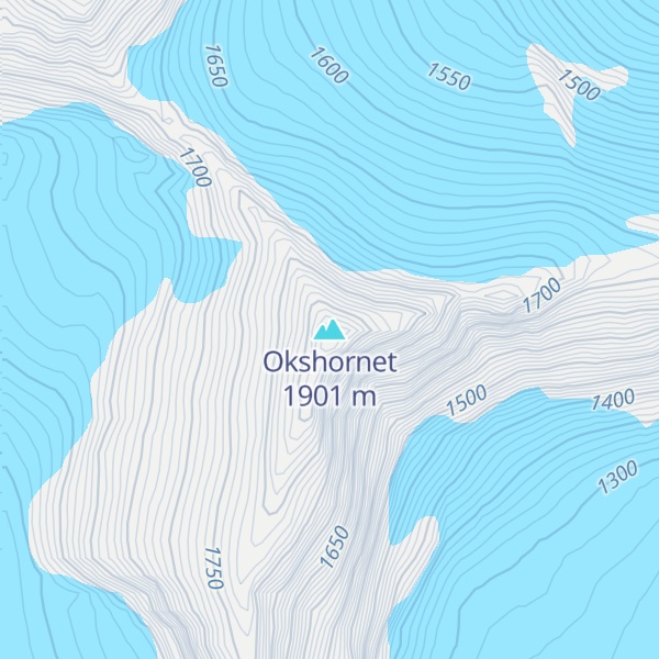 Map of Okshornet