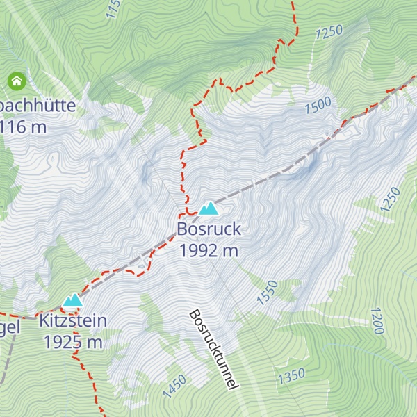 Map of Bosruck