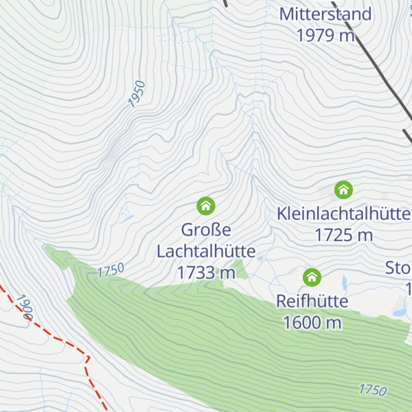 Map of Große Lachtalhütte