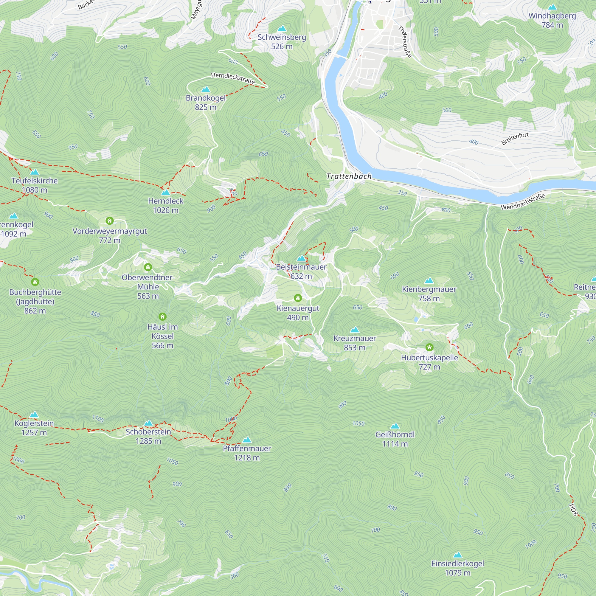 Kienauergut map