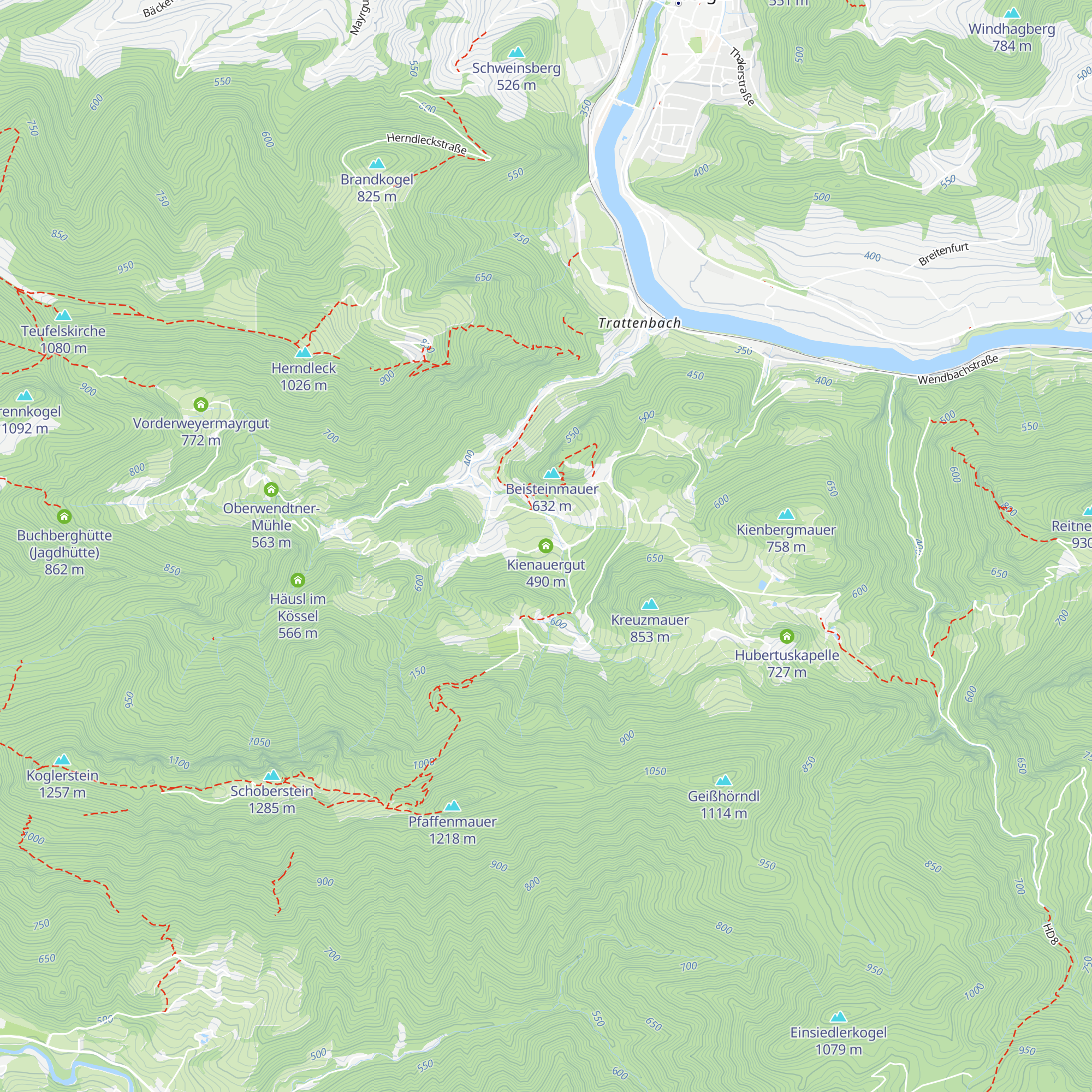 Kienauergut map