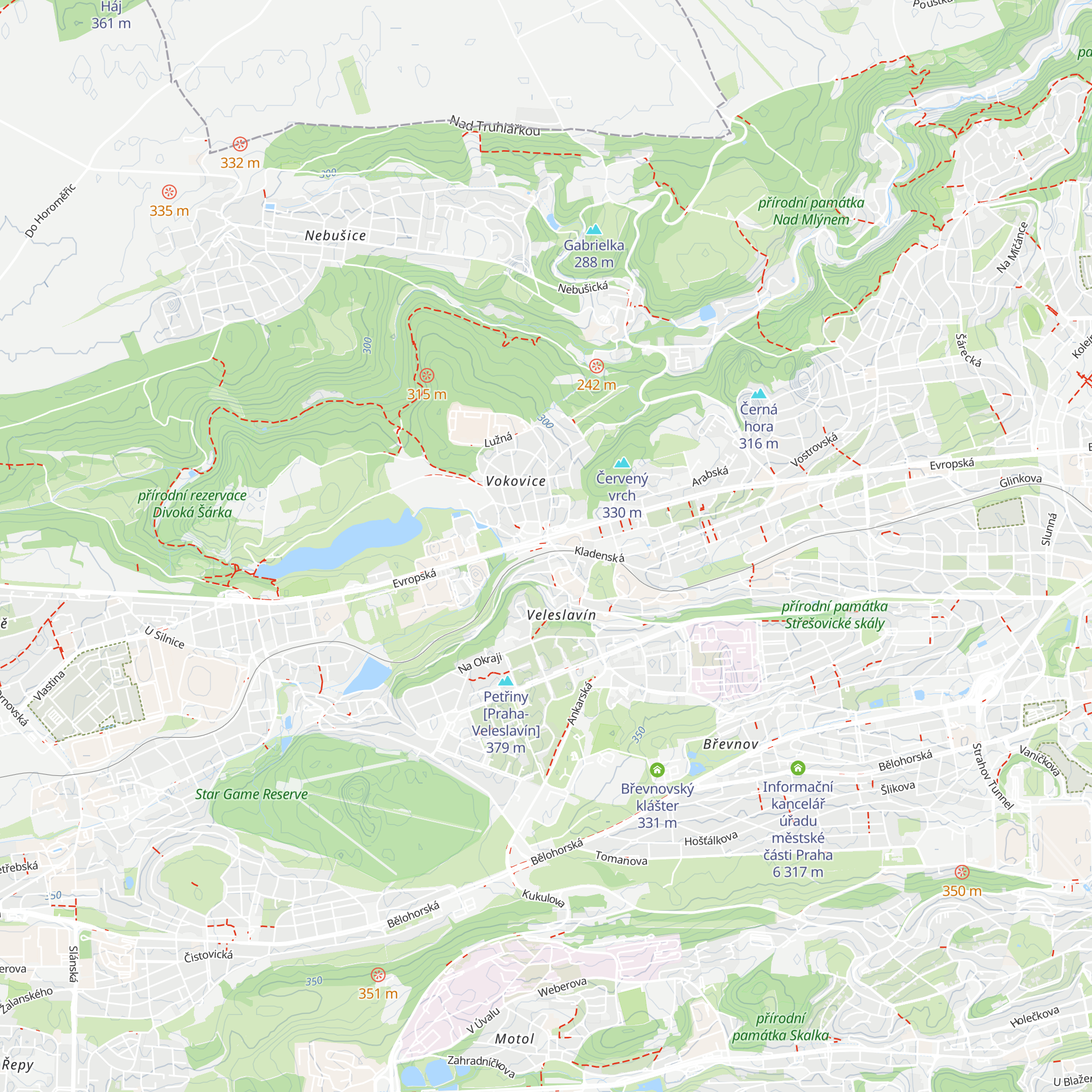 Dopravní podnik map