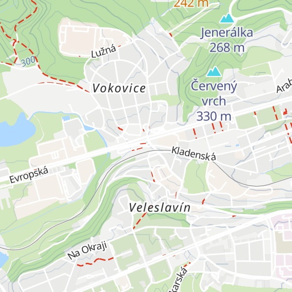 Map of Dopravní podnik