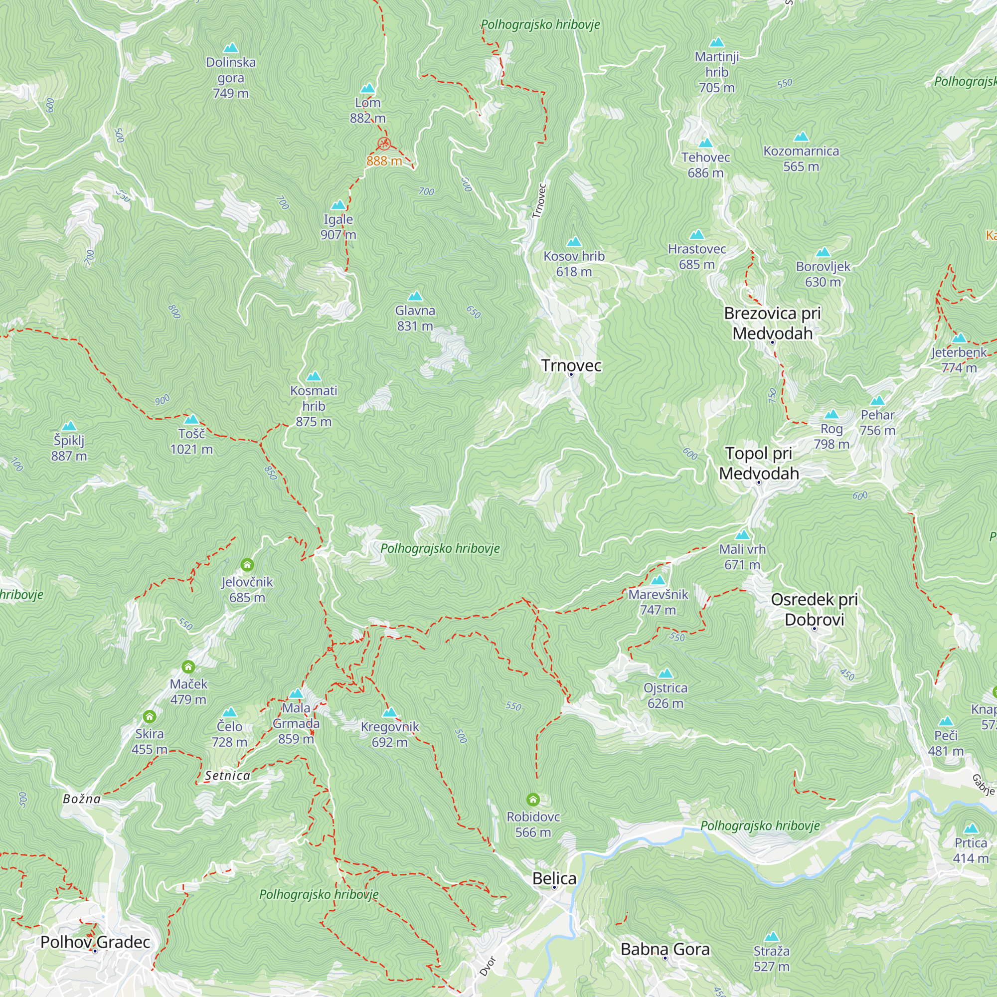 Vahtar map
