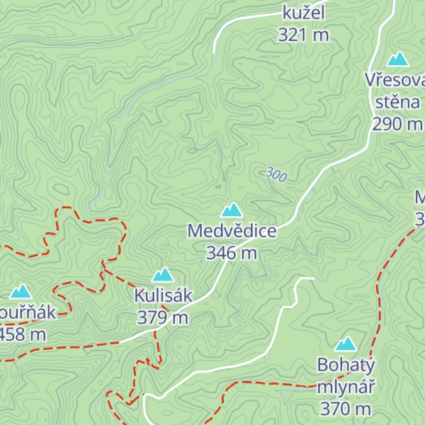 Map of Medvěd
