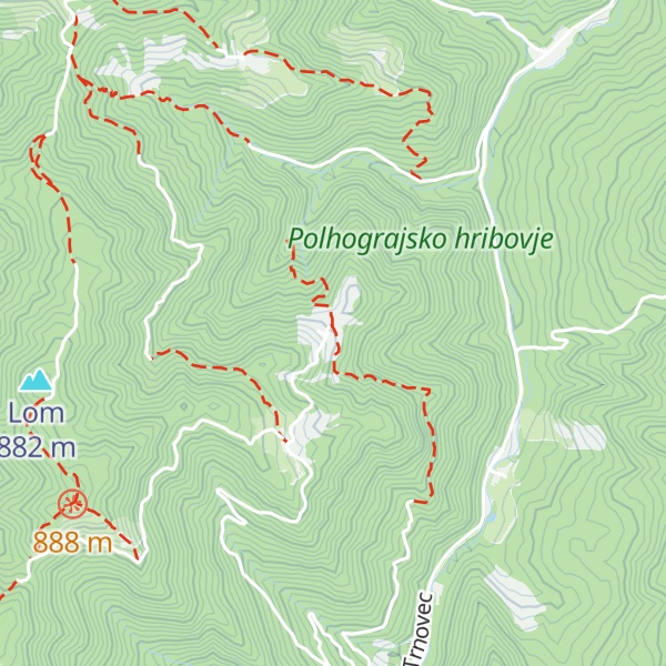 Map of Lužar