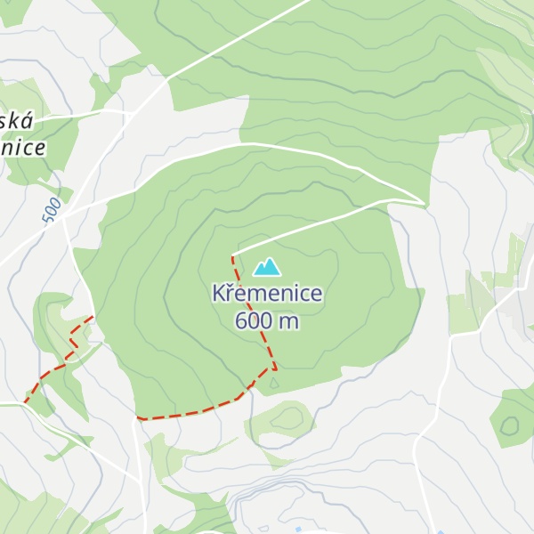 Map of Křemenice