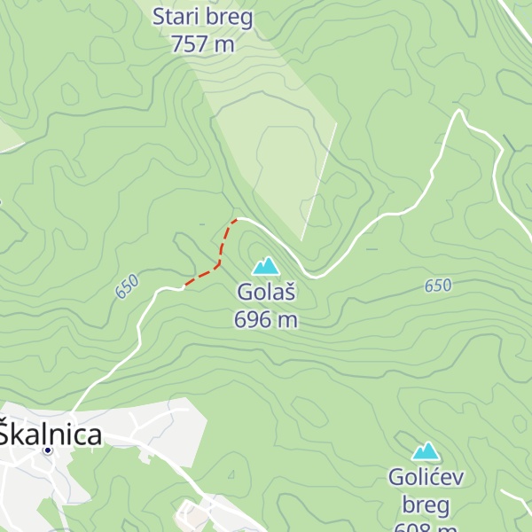 Map of Golaš