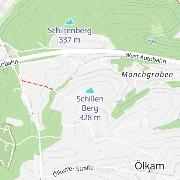 Map of Schillen Berg