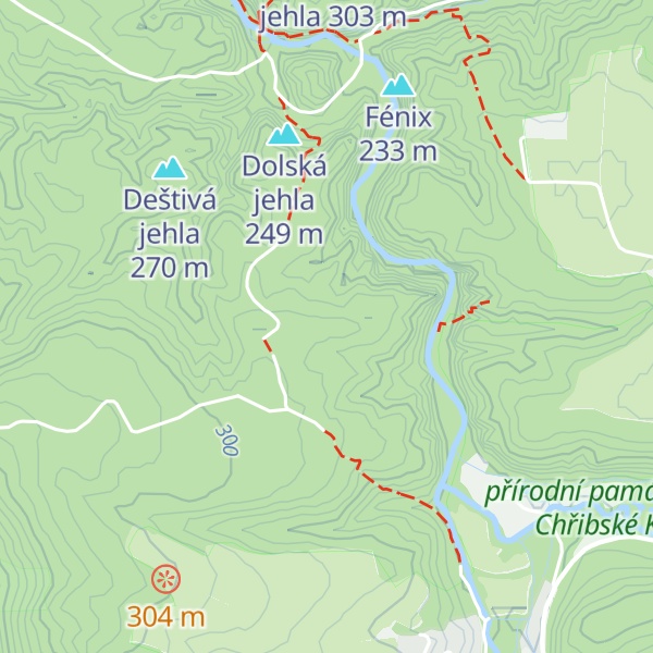 Map of Soutěsková vyhlídka