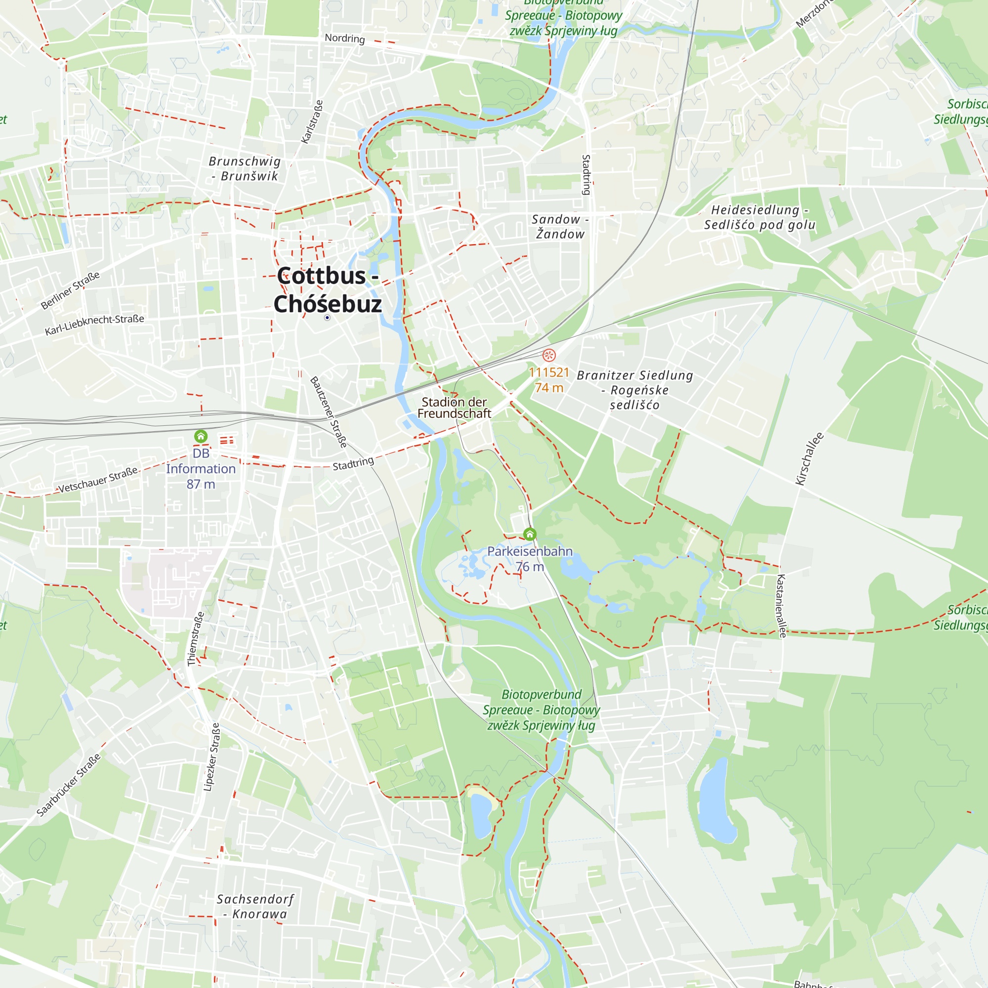 Wiesenparkhütte map