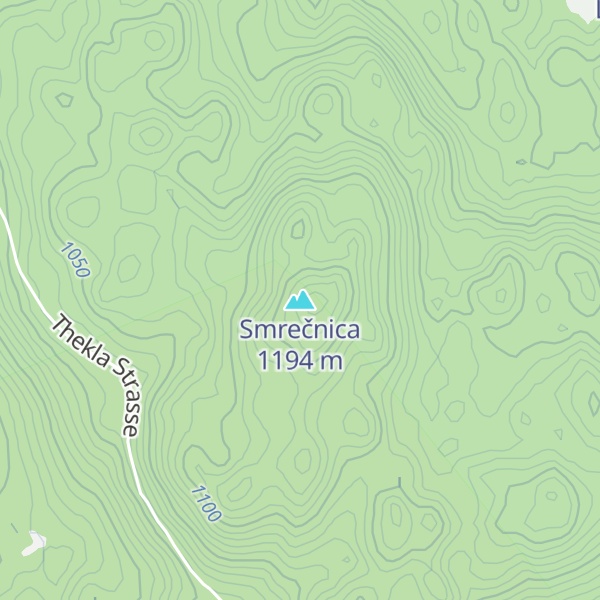 Map of Smrečnica