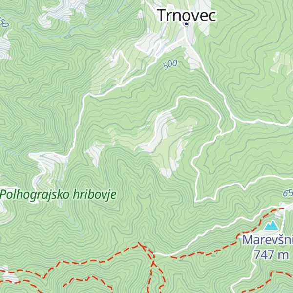 Map of Robež