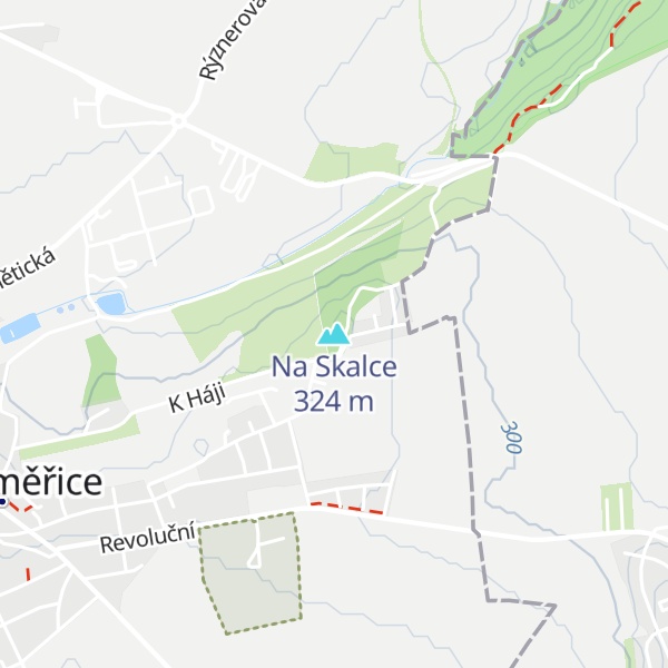 Map of Na Skalce