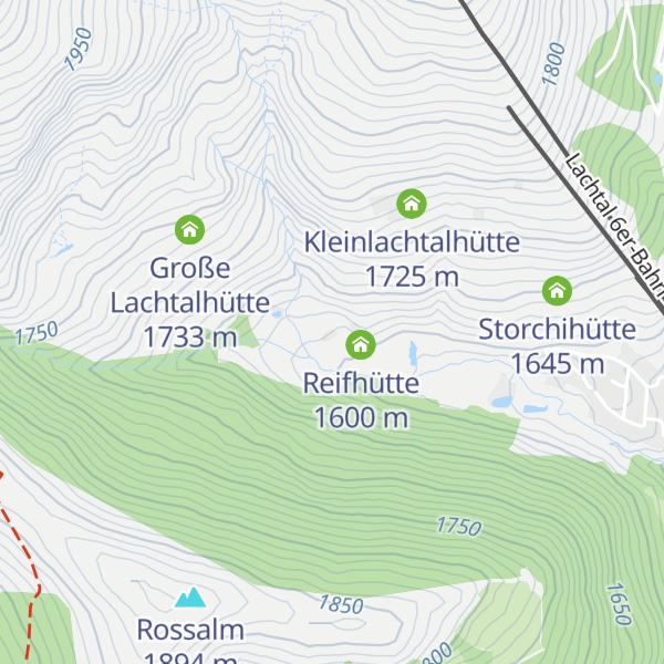 Map of Päryhütte