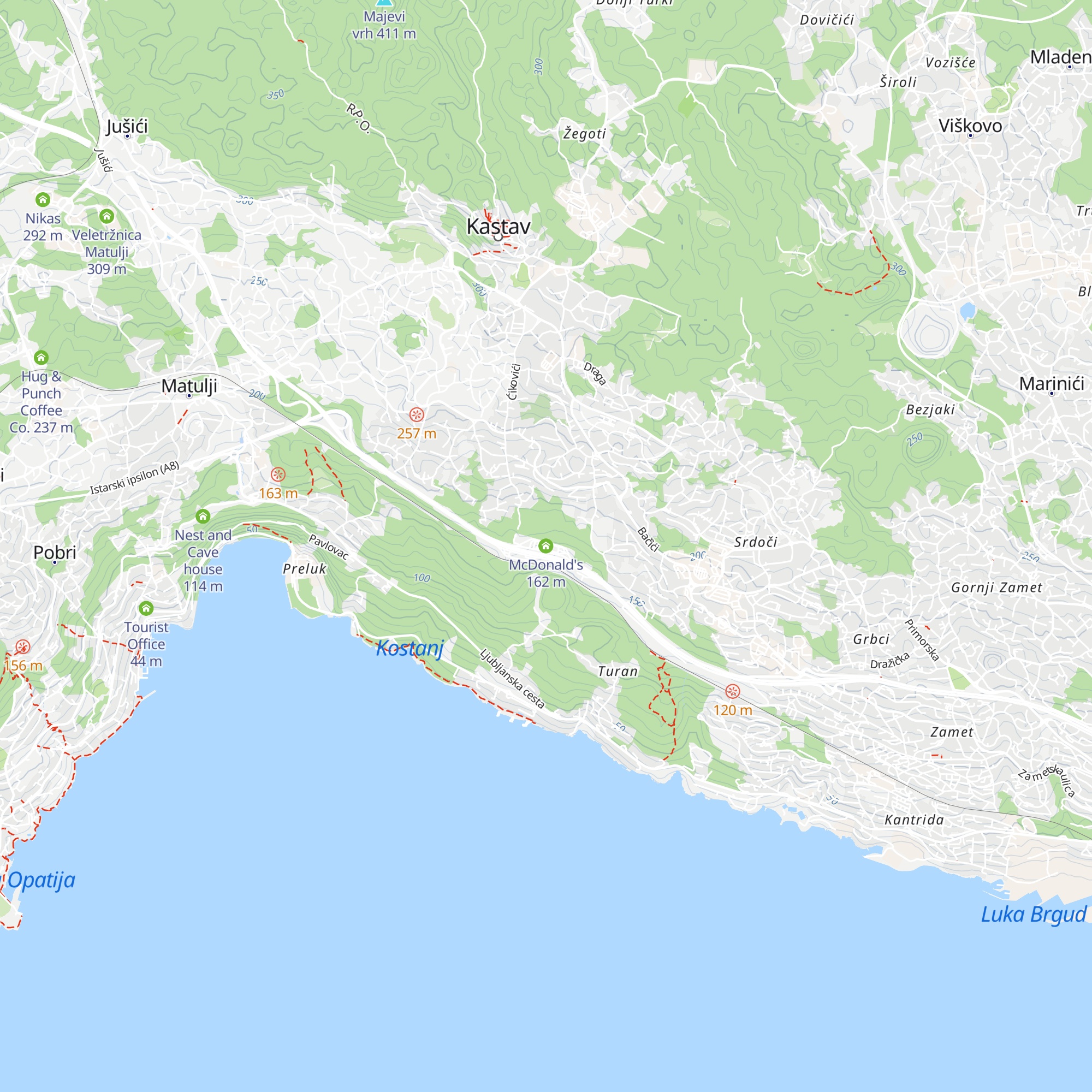 McDonald's map