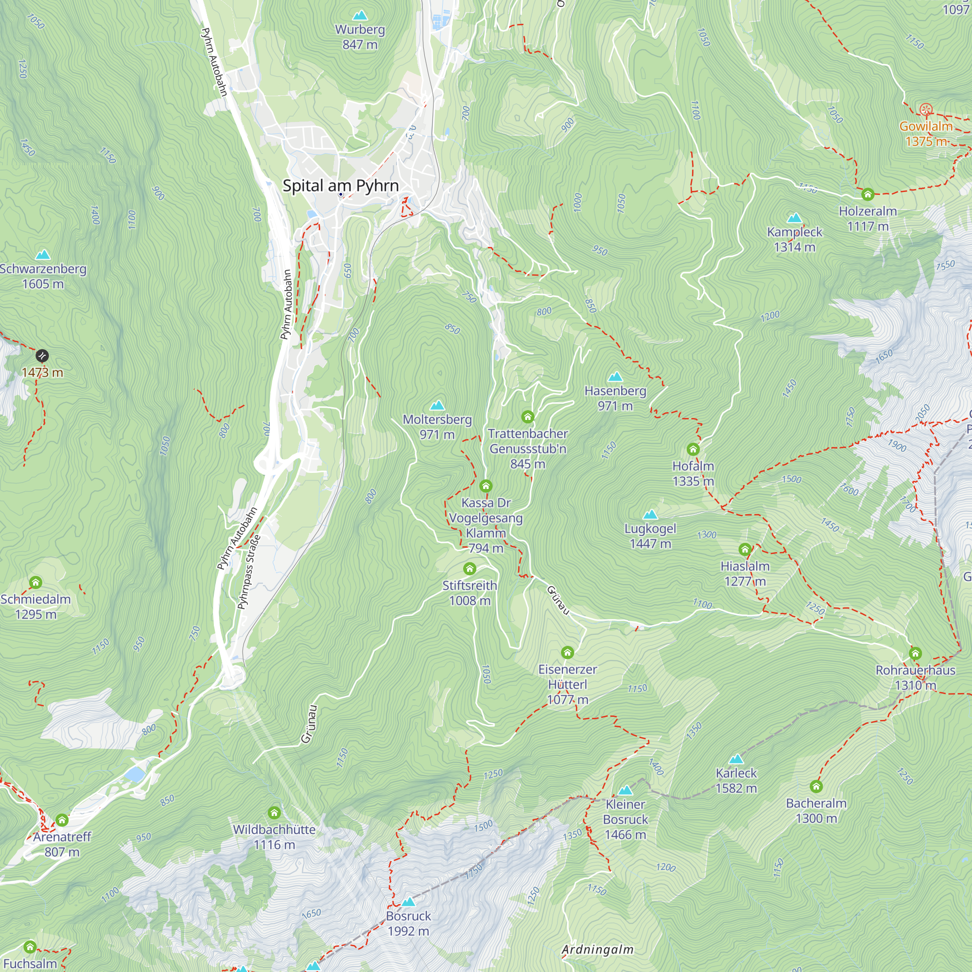 Kassa Dr Vogelgesang Klamm map