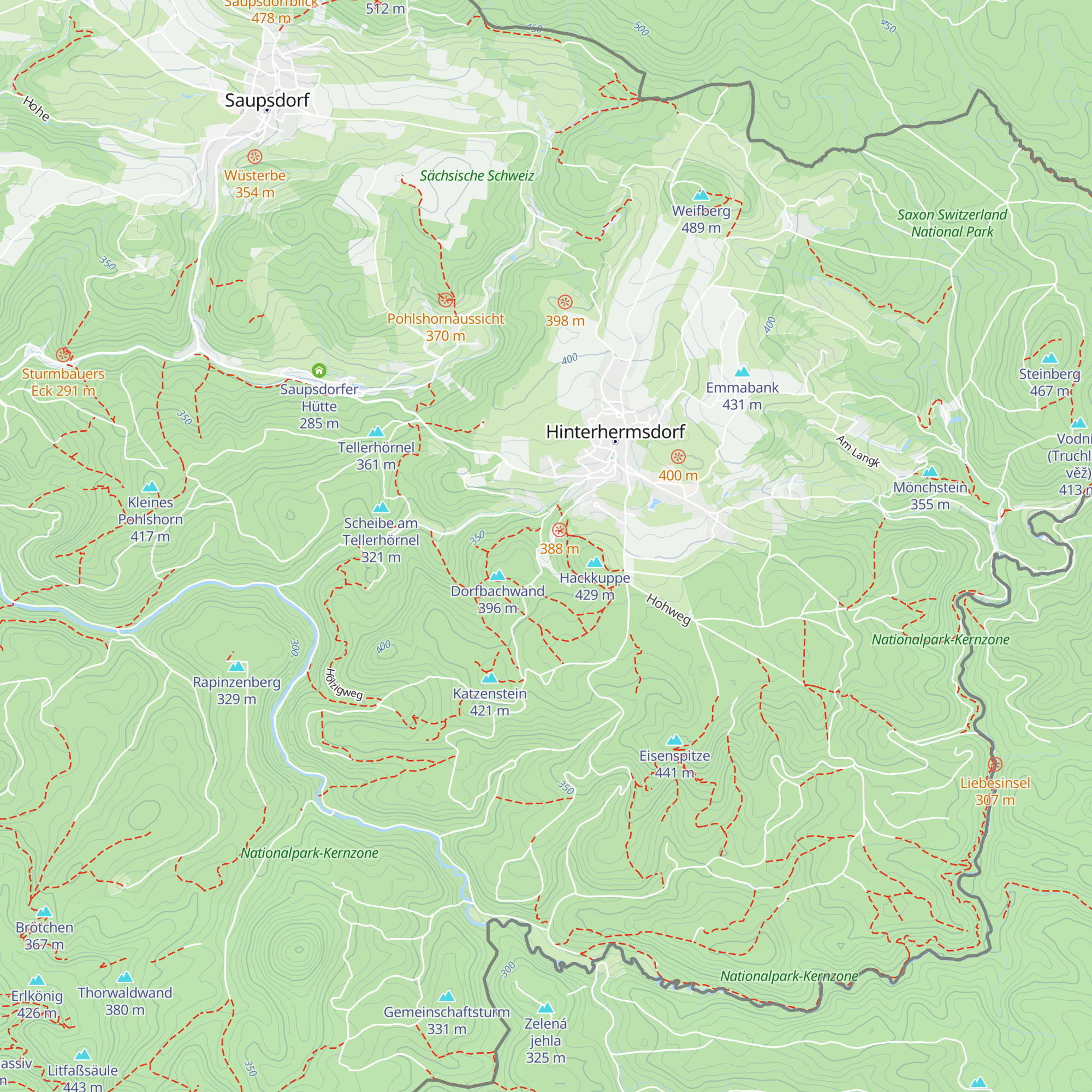 Infopunkt Blockscheune map