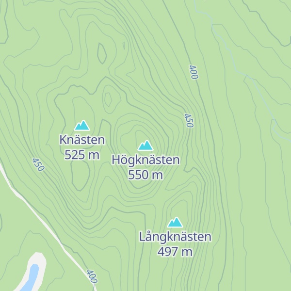 Map of Högknästen